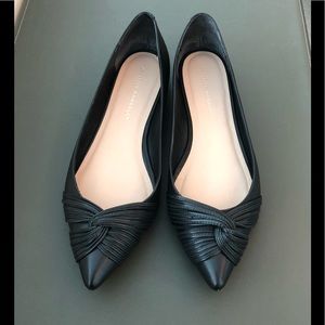 Worn once! Loeffler Randall Leather flats